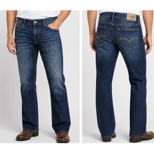 Denizen Levi’s Modern Boot Cut Jeans Men 33x32 Blue Medium Wash Denim